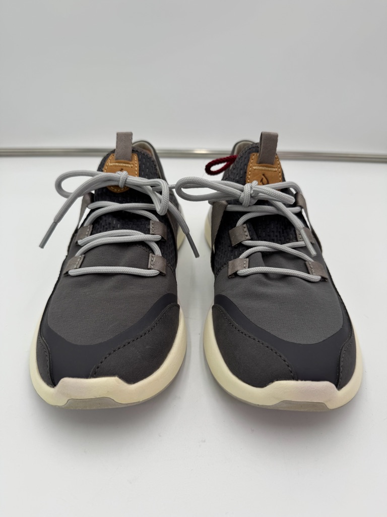 Olukai Kawela Womens Sneakers Gray Comfort Walking Shoes Size 7 Lightweight